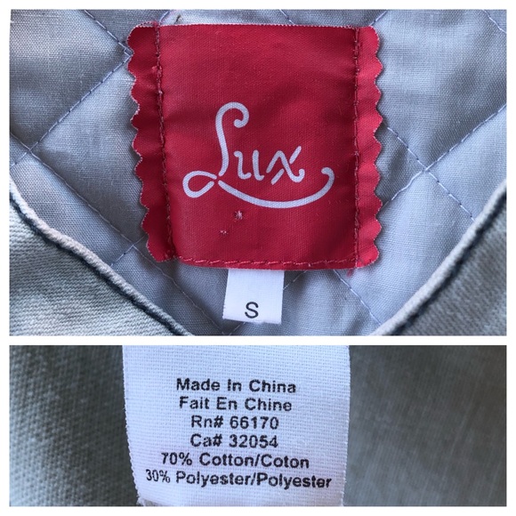 Anthropologie Lux 3/4 Sleeve Baby Blue Floral Print Jacket Size Small - Picture 7 of 8